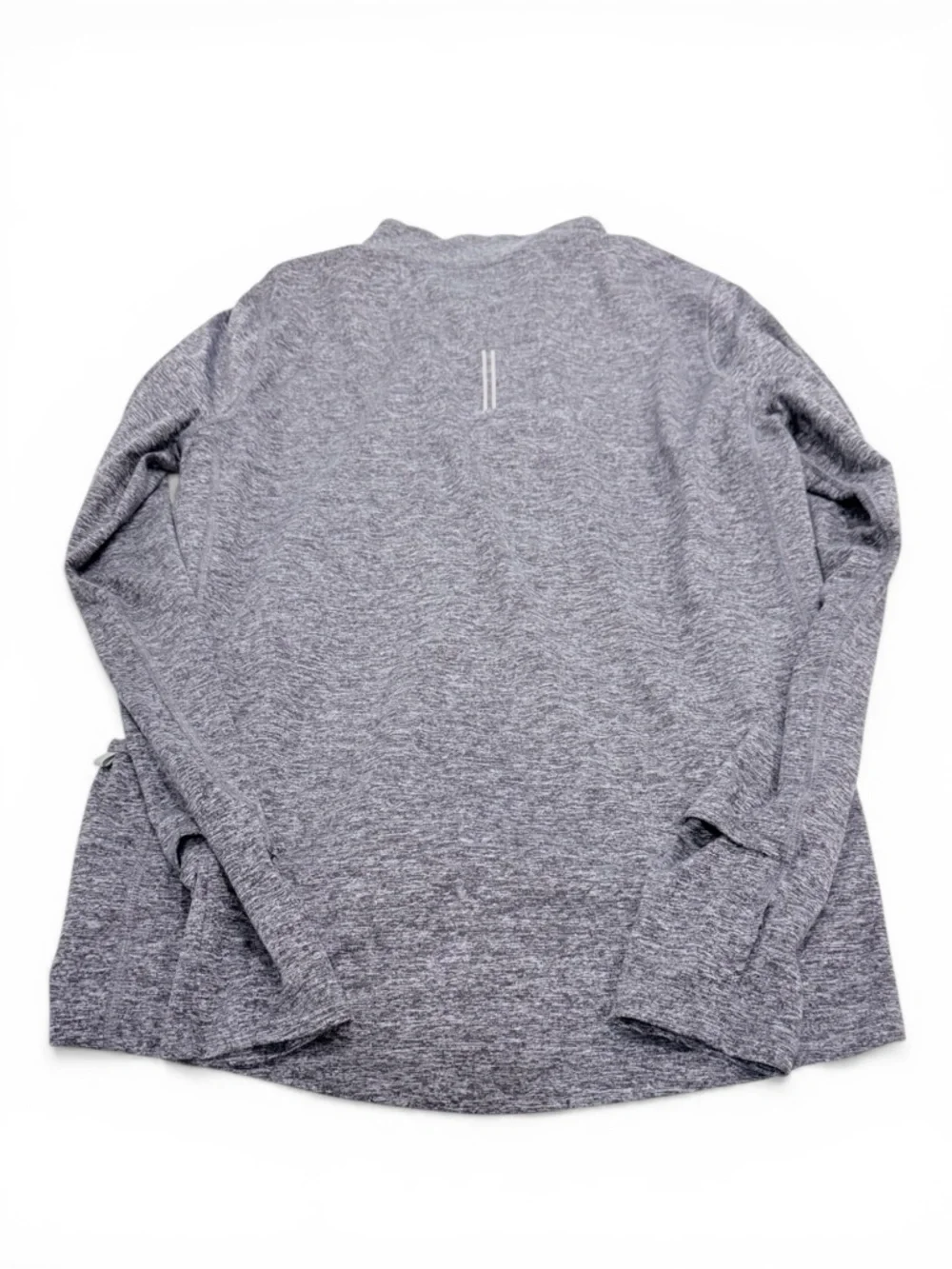 Nike Heather‎ Gray Long Sleeve 1/4 Zip Pullover